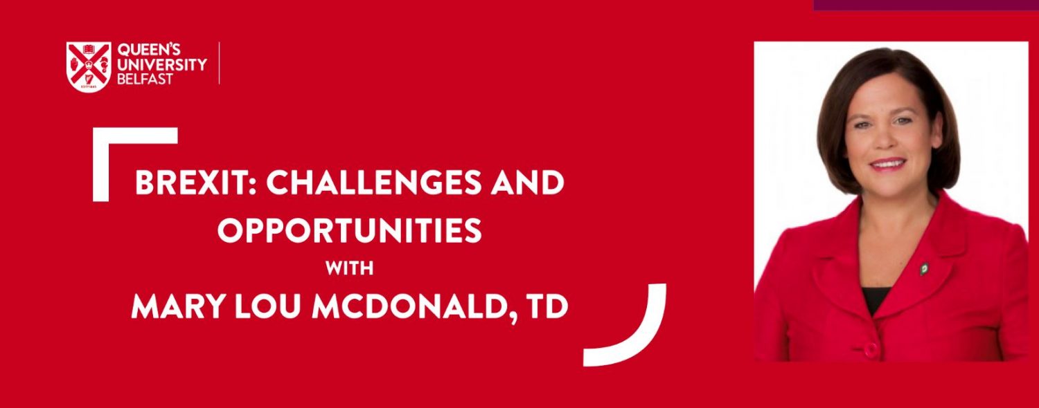 Sinn Féin President Talks Brexit at Queen’s University