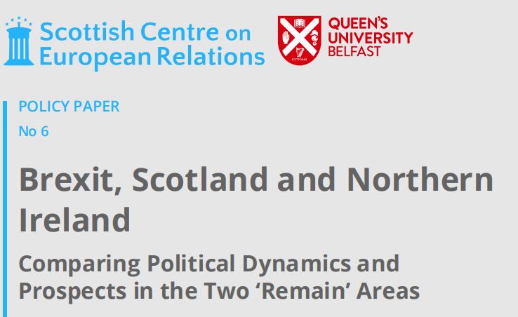Deepening Political Divisions and Exacerbating Peripherality:  Scotland, Northern Ireland and Brexit